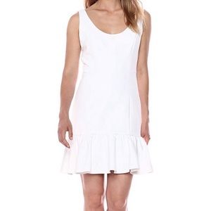 MILLY White Peplum Dress TAGS STILL ON